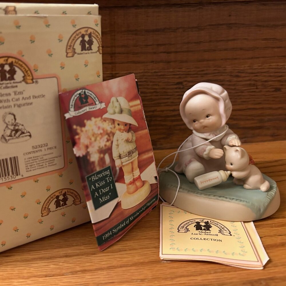1994 Memories of Yesterday "BLESS 'EM" Figurine by Mabel Lucie Atwell, NIB
